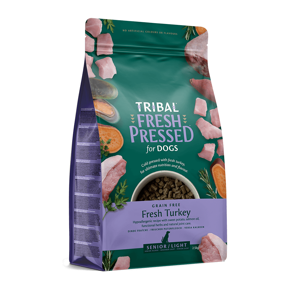 dietinis maistas sunims ir senjorams kalakutiena salto spaudimo fresh pressed turkey seniorlight tribal