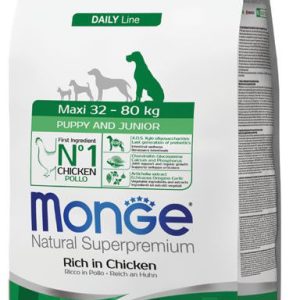 0000175 m11709 monge dry dog maxi puppy junior 12 kg