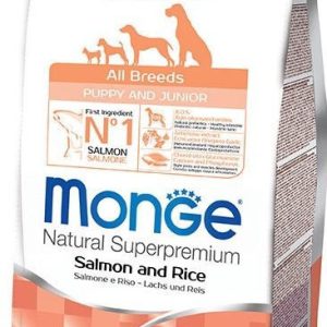 0000198 m11266 monge dry dog spec line all breeds puppy salmon rice 08 kg