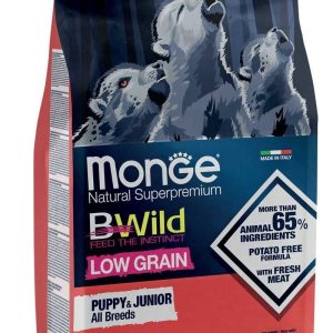 0000971 m11853 monge dry dog bwild all breeds puppyjunior deer elniena 25 kg