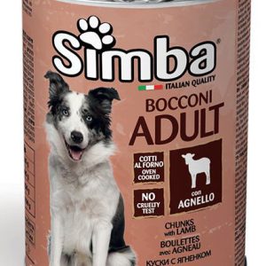 Simba Adult lamb visavertis konservuotas pašaras suaugusiems šunims su ėriena 415g