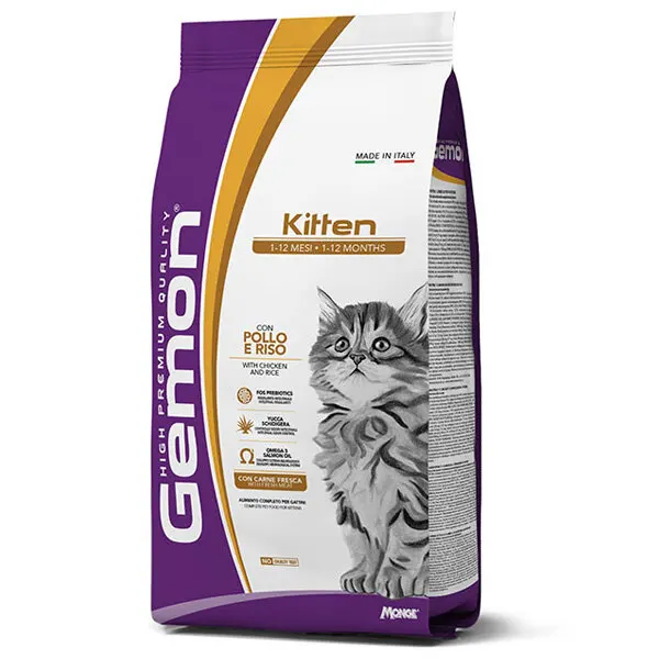 GEMON - Dry Cat Kitten su vištiena ir ryžiais 2kg