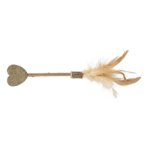 0003664 35 42441 trixie matatabi zaislas katei lazdele su plunksnomis ir katzoles sirdele 23 cm pak4