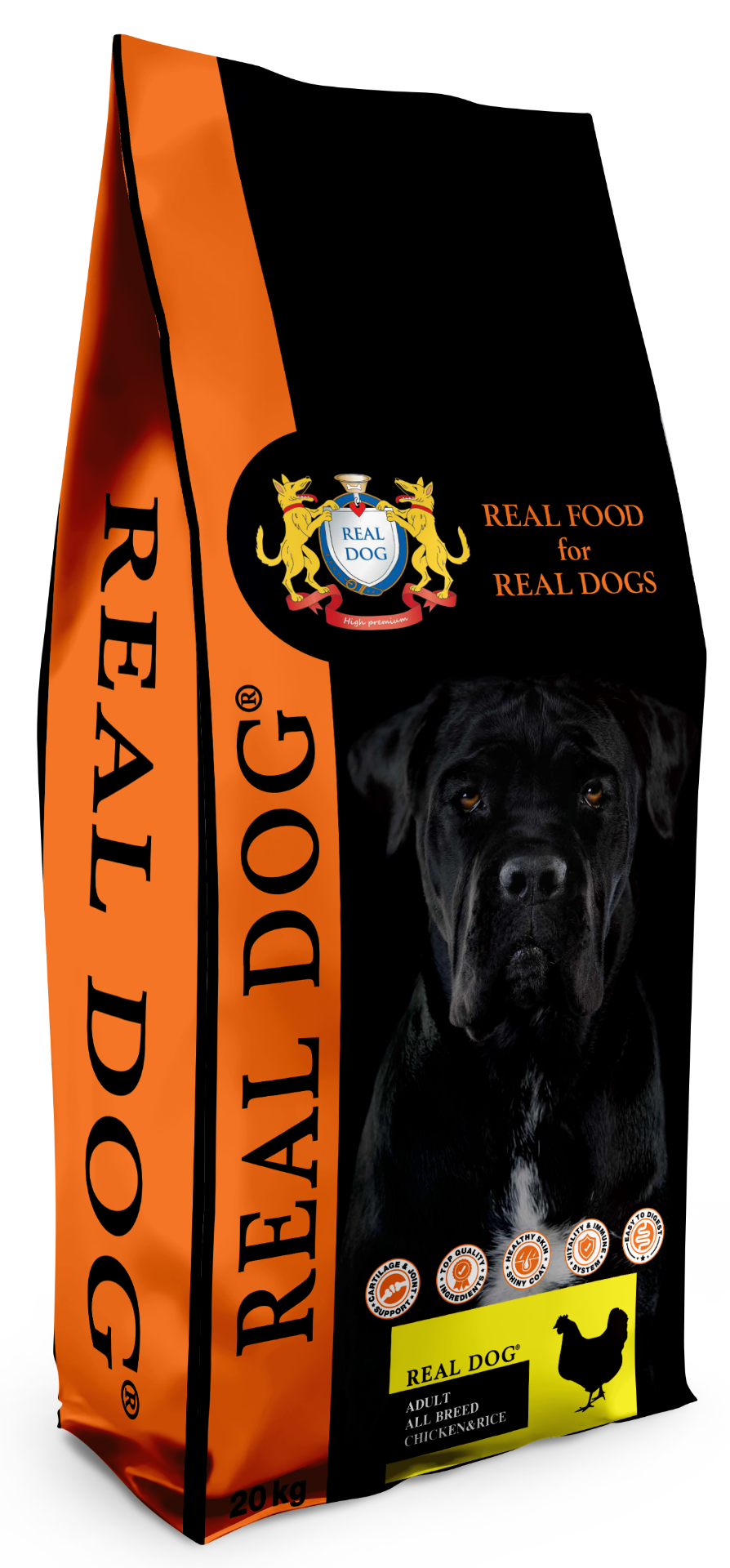 0003847 rd70172 real dog adult all breeds chicken rice 20kg