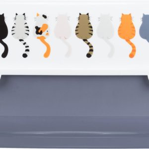 0004420 32 40397 trixie delio kaciu tualetas su krastais 38x20x50 cm pilkabalta