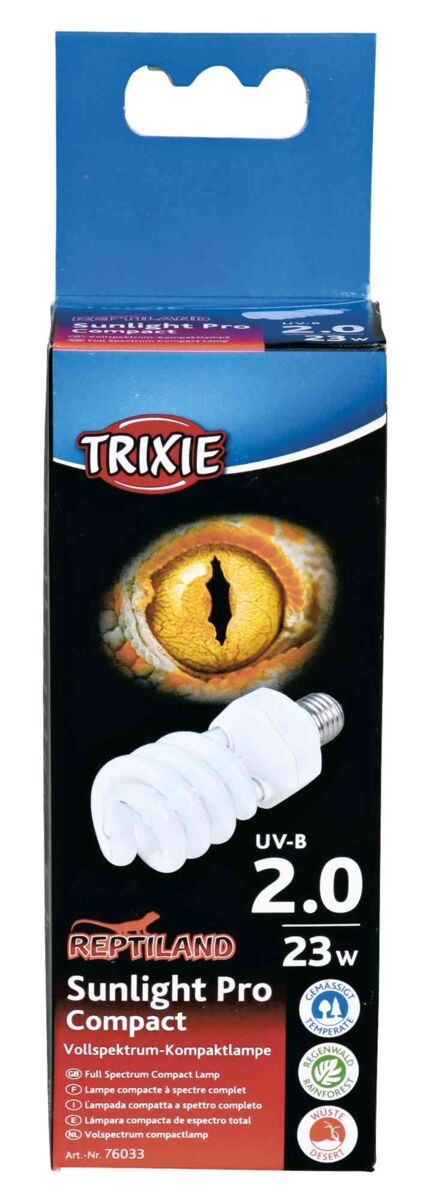 Trixie lemputė Sunlight Pro Compact 2.0, UV compact lamp, 60x152 mm, 23 W
