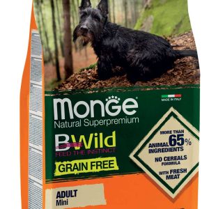 0004799 m04756 monge dry dog adult grain free mini duck potatoes 25 kg