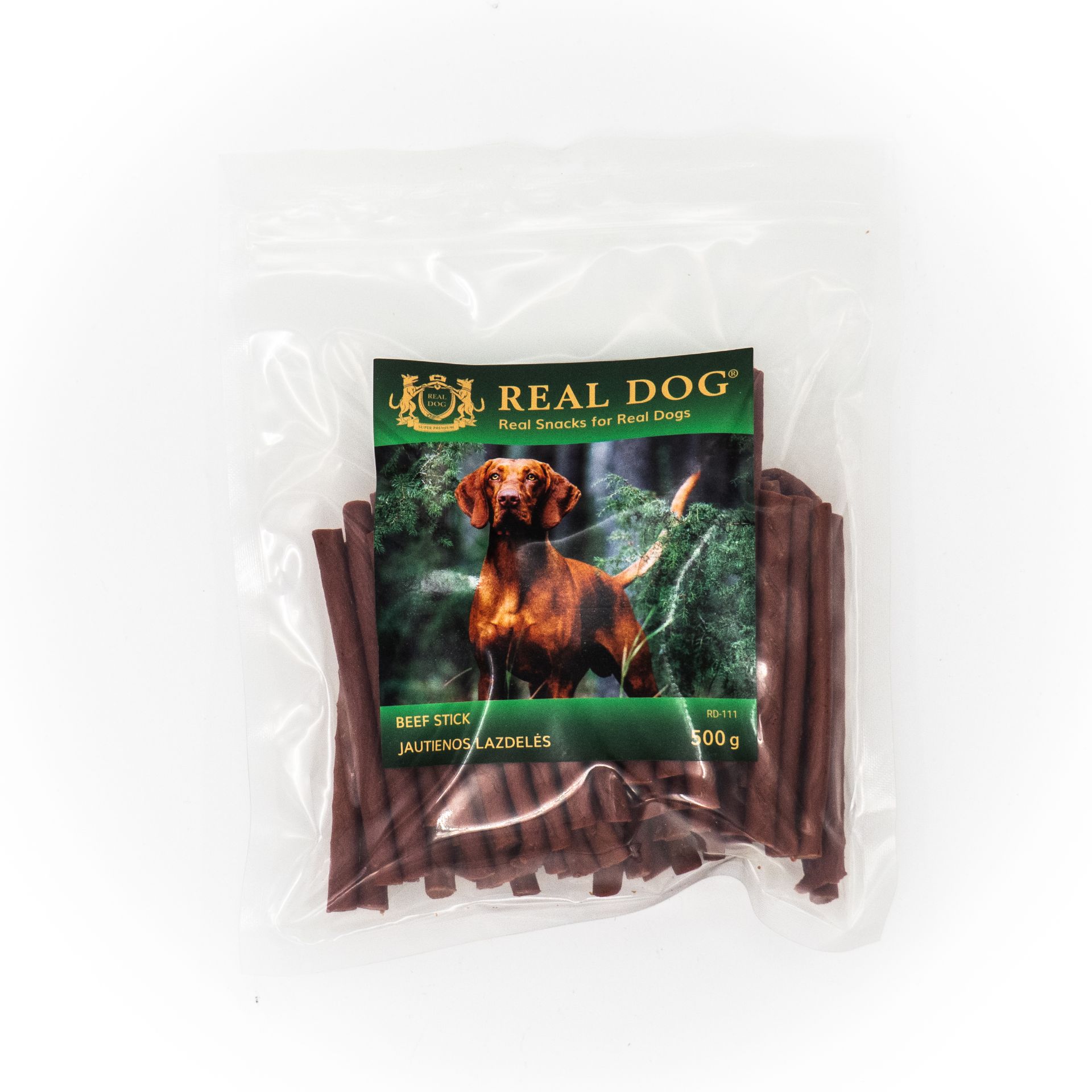 0004988 rd 111 real dog snacks jautienos lazdeles 500g