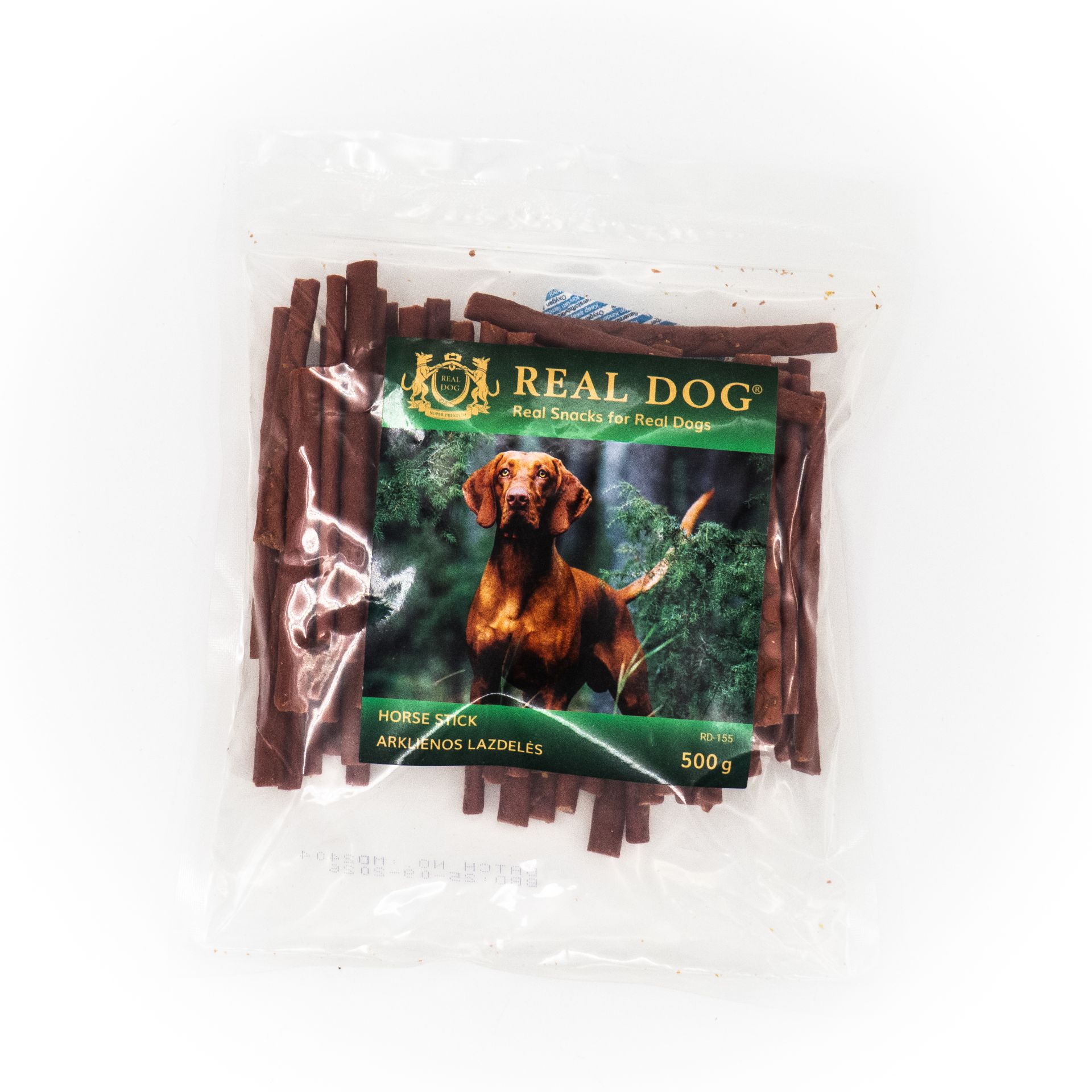0004989 rd 155 real dog snacks arklienos lazdeles 500 g