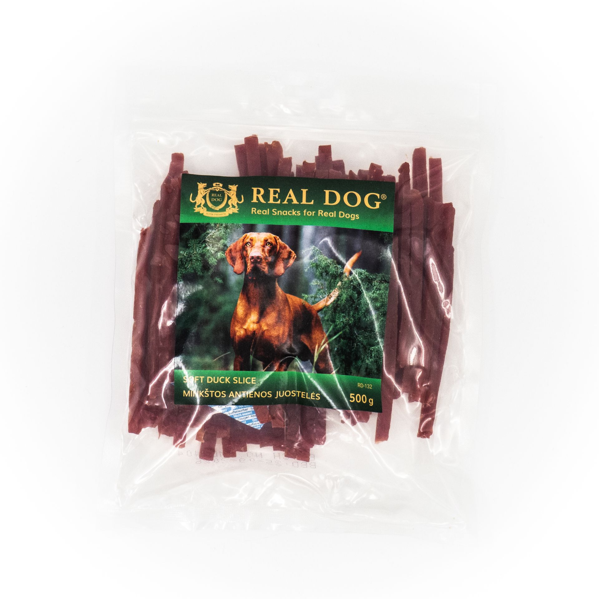0004995 rd 132 real dog snacks minkstos antienos juosteles 500g