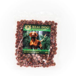 0004999 rd 154 real dog snacks mini susi antiena su menke 500g