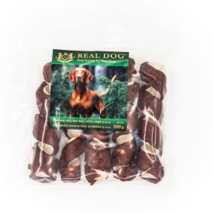 0005010 rd 149 real dog snacks zaliamines odos spyruokle su eriena 18 20cm 500g