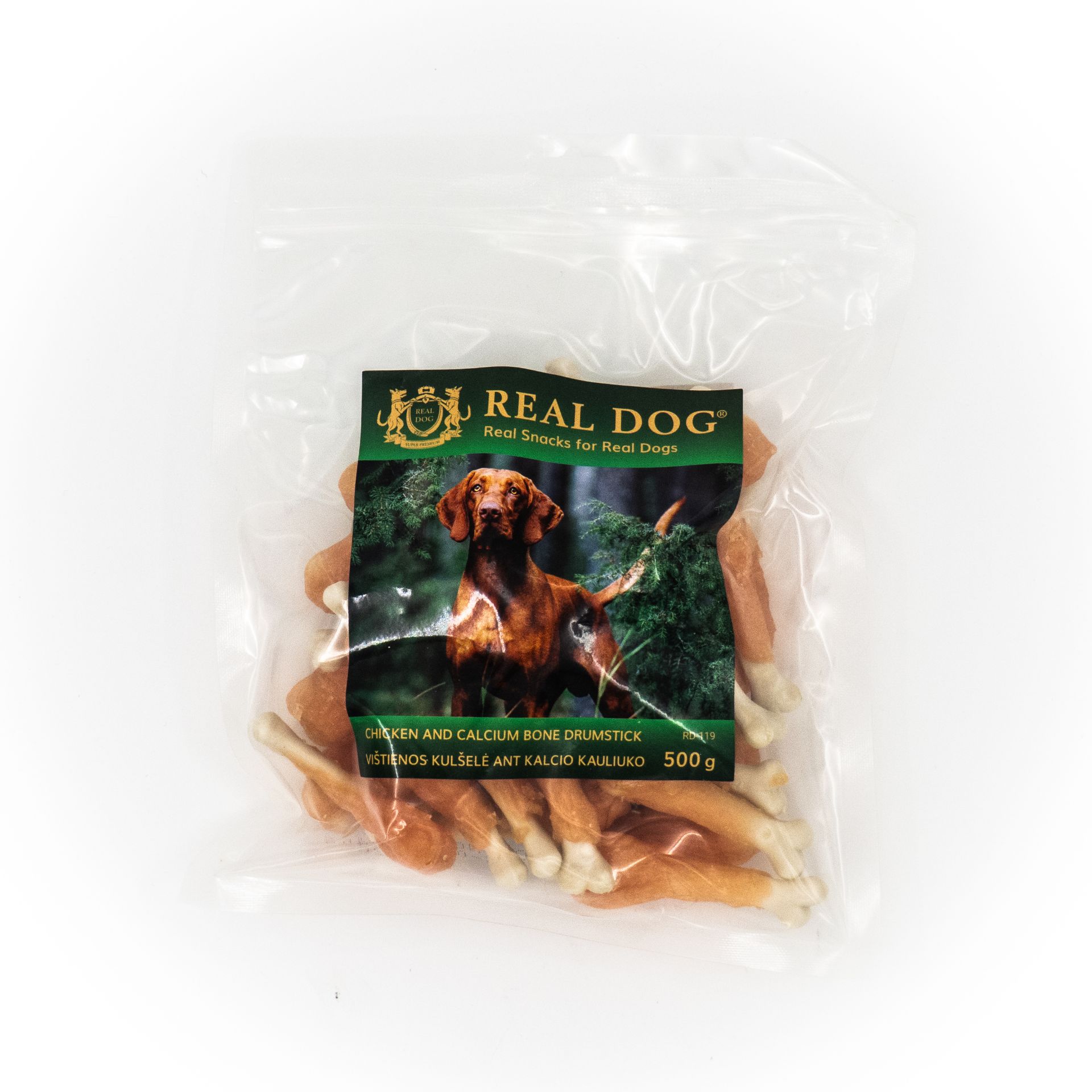 0005015 rd 119 real dog snacks vistienos kulsele ant kalcio kauliuko 500g