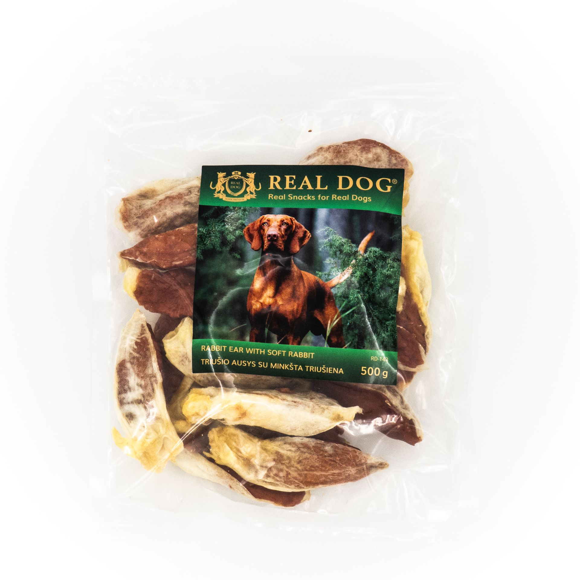 0005016 rd 143 real dog snacks triusio ausys su minksta triusiena 500g