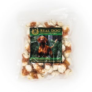 0005018 rd 121 real dog snacks kaulas su mazgais apsuktas vistiena 500g