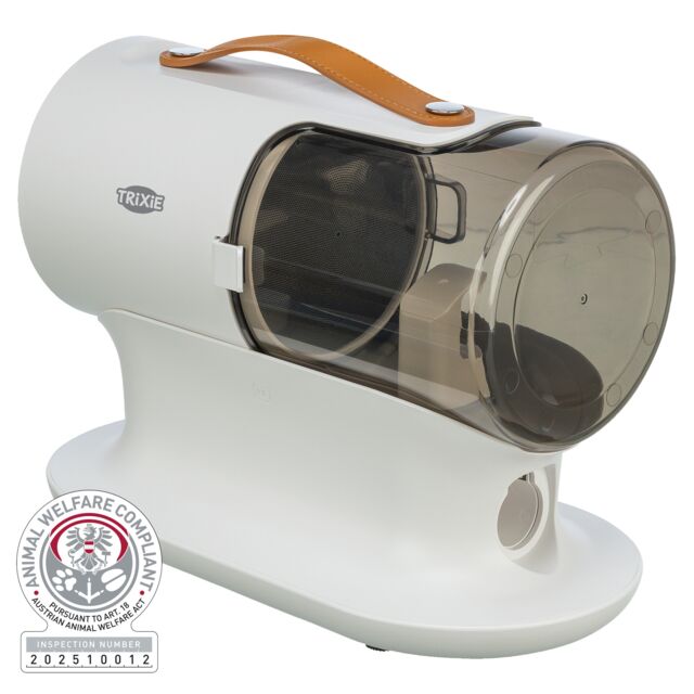 TRIXIE Kailio siurblys su kirpimo mašinėle ir šukų rinkiniu, 2 l, 600 W