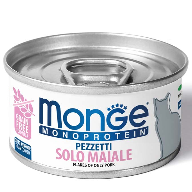 0005074 m13802 monge monoprotein cat flakes only pork 80 g pak24