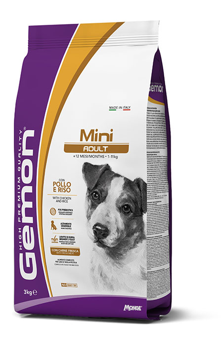 0005404 g86050 gemon dry dog mini adult chicken rice 3 kg