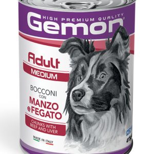 0005431 g87859 gemon wet dog chunks adult medium beef liver 415 g