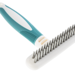 0005706 57536bv gimdog dematting rake double 11x165 cm greblys su 2 eil stambiu sukamu dant