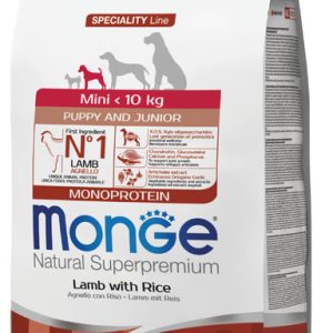0005739 m11518 monge dry dog spec line mini puppy lamb rice 08 kg