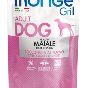 0005909 m13147 monge grill dog pouches pork 100 g