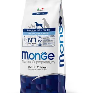 0005914 m11662 monge dry dog medium puppy junior 12 kg