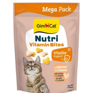 GIMCAT NUTRI VITAMIN BITES CHICKEN (su vitaminais ir vištiena) 425 G
