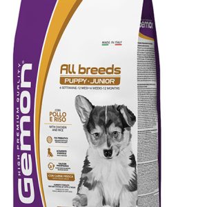 0006020 g86197 gemon dry dog all breeds puppy chicken rice 3 kg