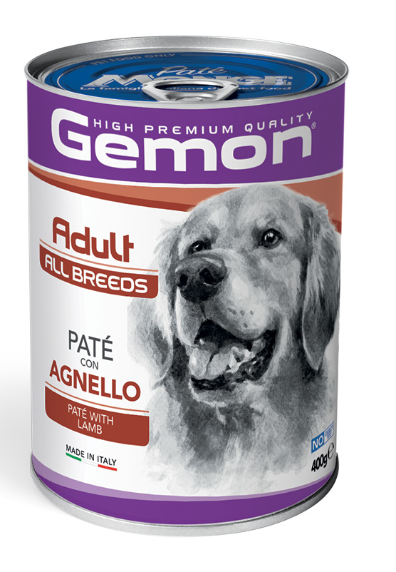 0005427 g87811 gemon wet dog pate adult lamb 400 g