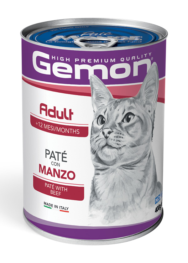 0005439 g99961 gemon wet cat pate adult beef 400 g