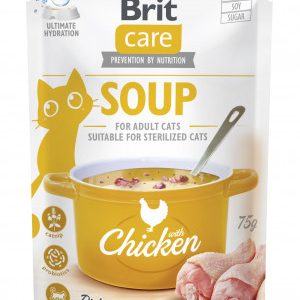 Brit Care Cat Soup Chicken sriuba su vištiena katėms 75 g