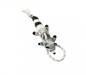 Žaislas Skinneez meškėnas su virve 35,5 cm