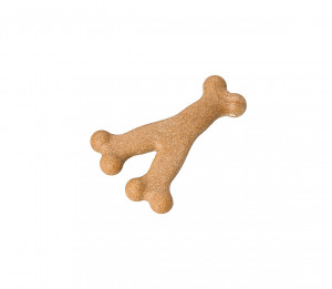 Žaislas kaulas guminis su bambuko pluoštu 17,80cm