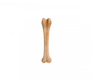 Žaislas kaulas guminis su bambuko pluoštu 18,4cm