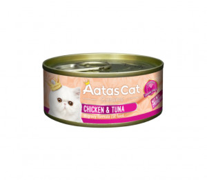 Aatas Cat Creamy konservuotas pašaras katėms Chicken&Tuna 80 g