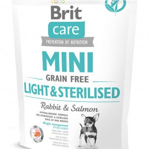 Brit Care Mini Light&Sterilised sausas pašaras mažų veislių šunims 400 g