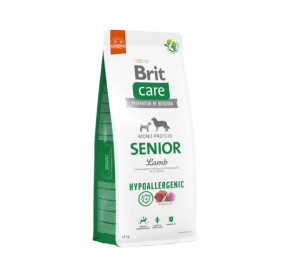 Brit Care Hypoallergenic Senior Lamb&Rice sausas pašaras šunims su ėriena ir ryžiais 12kg