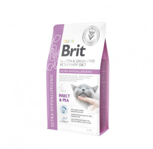 Brit GF Veterinary Diets Cat Ultra-Hypoallergenic sausas pašaras katėms 2kg (galiojimas iki 2026.05.06) AKVANAMAI