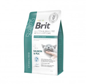 Brit GF Veterinary Diets Cat Sterilised sausas pašaras katėms 2kg