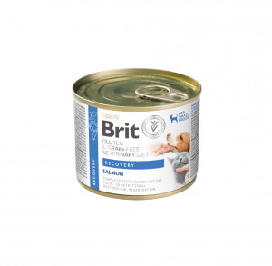 Brit GF Veterinary Diets konservuotas pašaras šunims ir katėms Recovery 200 g