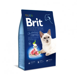 Brit Premium by Nature Cat Sterilized Lamb sausas pašaras katėms 1,5 kg