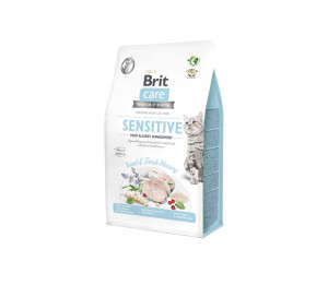 Brit Care Cat GF Insect&Fresh Herring sausas pašaras katėms 2 kg