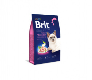 Brit Premium by Nature Cat Adult Chicken sausas pašaras katėms 0,3 kg (galiojimas iki 2026.06.26)