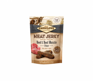 Carnilove Dog skanėstas Jerky Beef with Beef Muscle Fillet 100 g