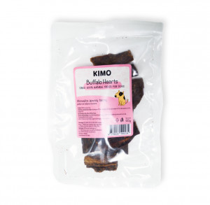 Kimo skanėstas džiovintas buivolų širdys pjaustytos 100 g