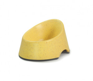 Record bambukinis geltonas dubenėlis 180ml AKVANAMAI