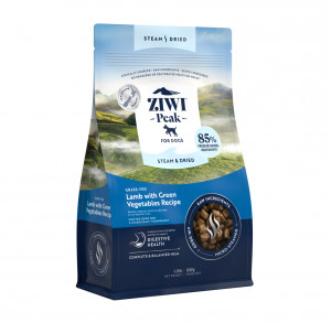Ziwi Peak Steam&Dried Dog Lamb with Green Vegetables sausas pašaras šunims 1,5 kg
