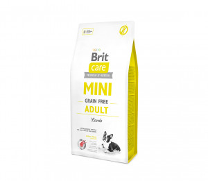 Brit Care Mini Adult Lamb sausas pašaras mažų veislių šunims su ėriena 2 kg