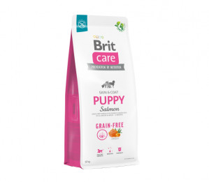 Brit Care Grain-free Puppy Salmon sausas pašaras šuniukams su lašiša 12 kg (galiojimas iki 2026.06.13)